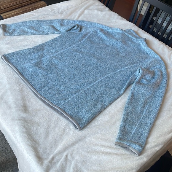 Patagonia Better Sweater 1/4 Zip Pullover Size XL Heather Blue Gray Women - Picture 10 of 16